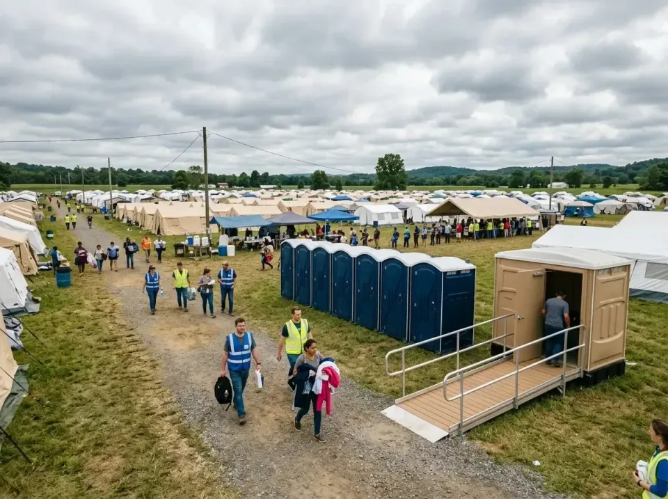 disaster-relief-camp-restrooms-010 — frequently asked questions, Dumpster & Portable Bathrooms Rental in Helemano, HI